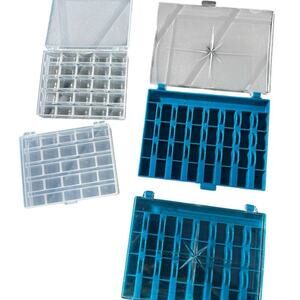 Sewing bobbin storage containers - lot of 4